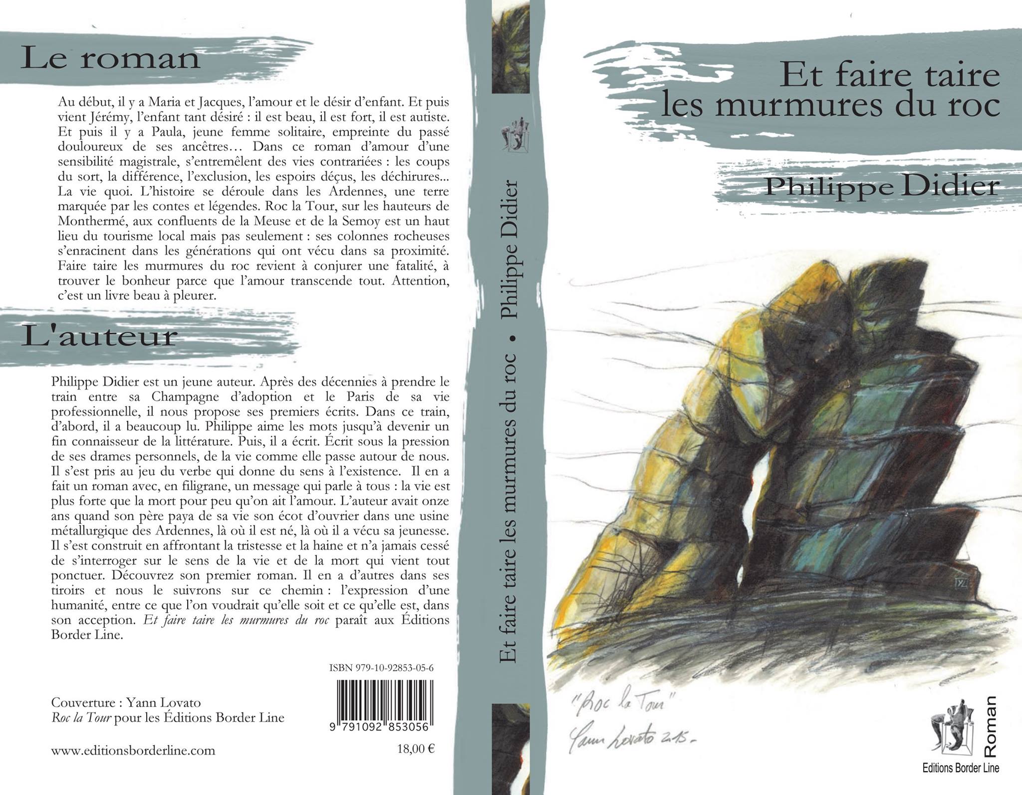 Et fair taire les murmures du roc. Couverture: Yann Lovato